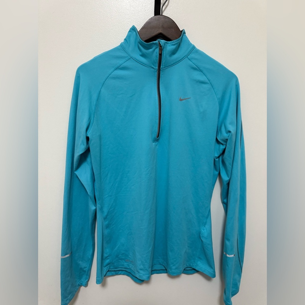 Nike Blue Quarter-Zip Pullover